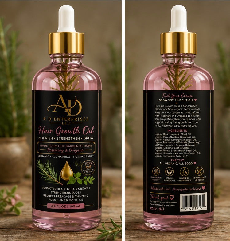 Hair Growth Oil – Rosemary & Oregano